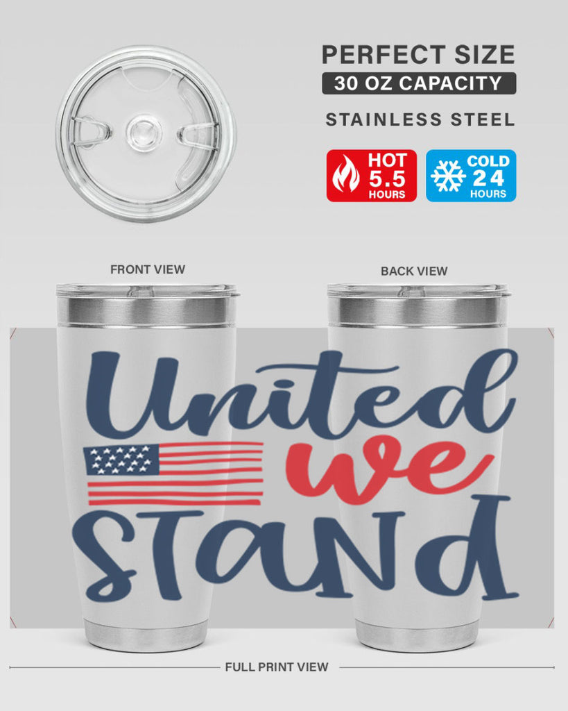 United we stand Style 9#- Fourt Of July- Tumbler