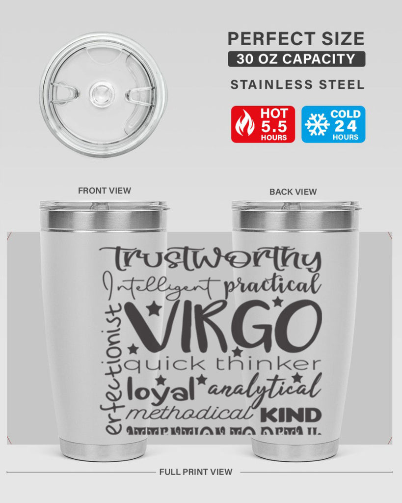 Virgo 574#- zodiac- Tumbler