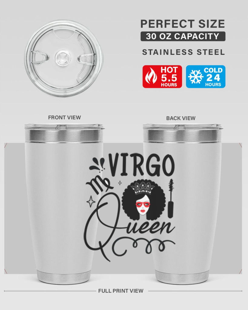 Virgo queen 541#- zodiac- Tumbler