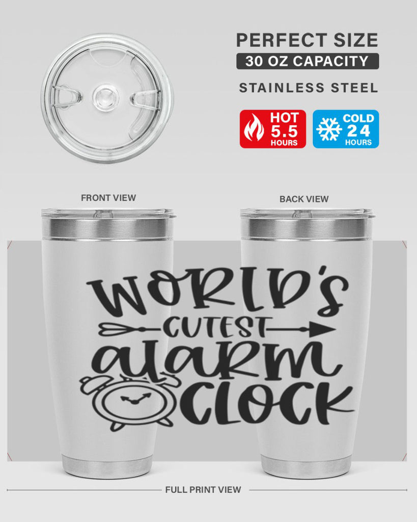 Worlds Cutest Alarm Clock Style 14#- baby- tumbler