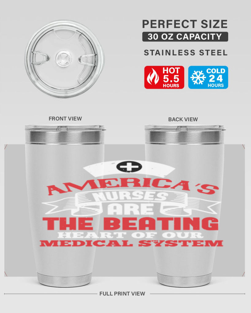 americas nurses are Style 295#- nurse- tumbler