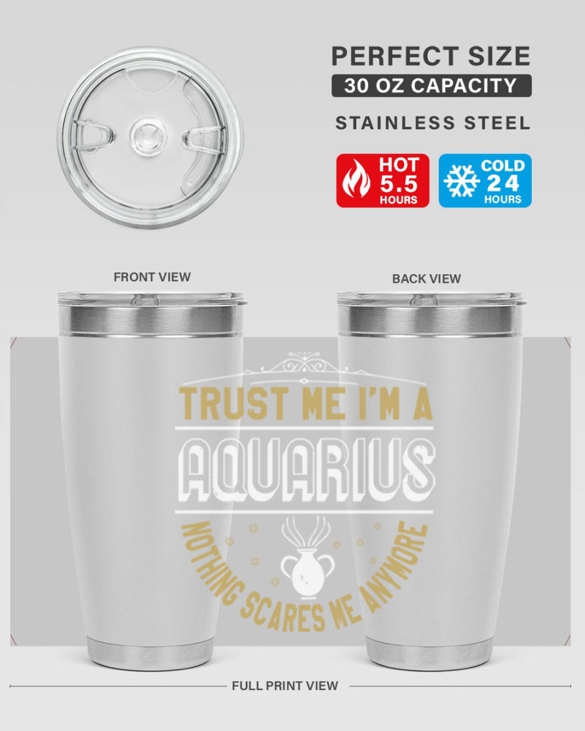 aquarius 87#- zodiac- Tumbler