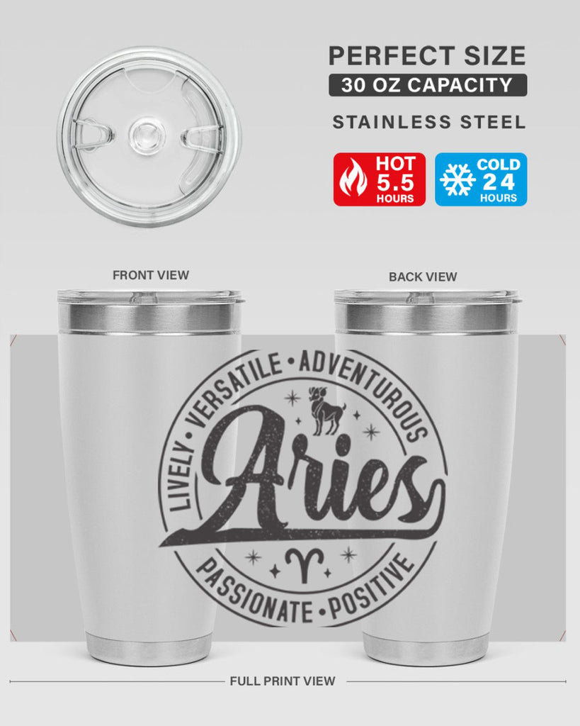 aries 102#- zodiac- Tumbler