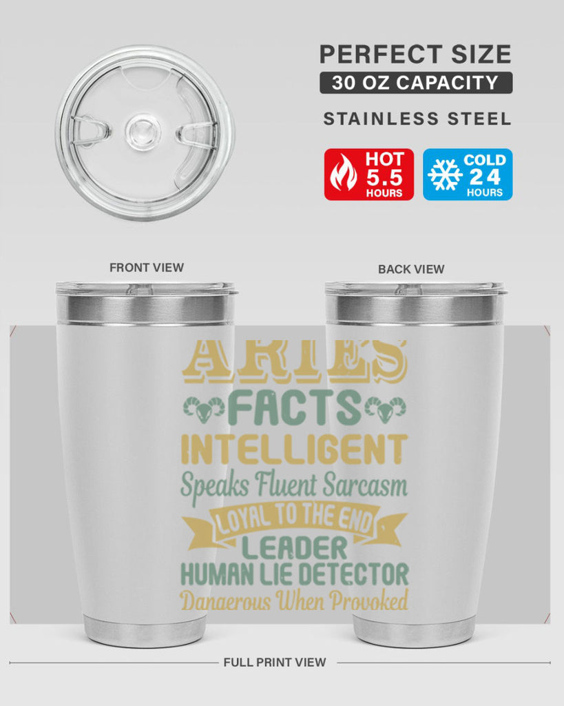 aries 123#- zodiac- Tumbler