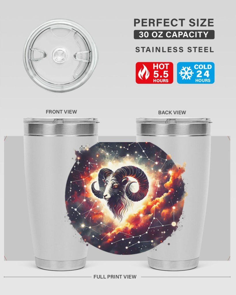 aries 126#- zodiac- Tumbler