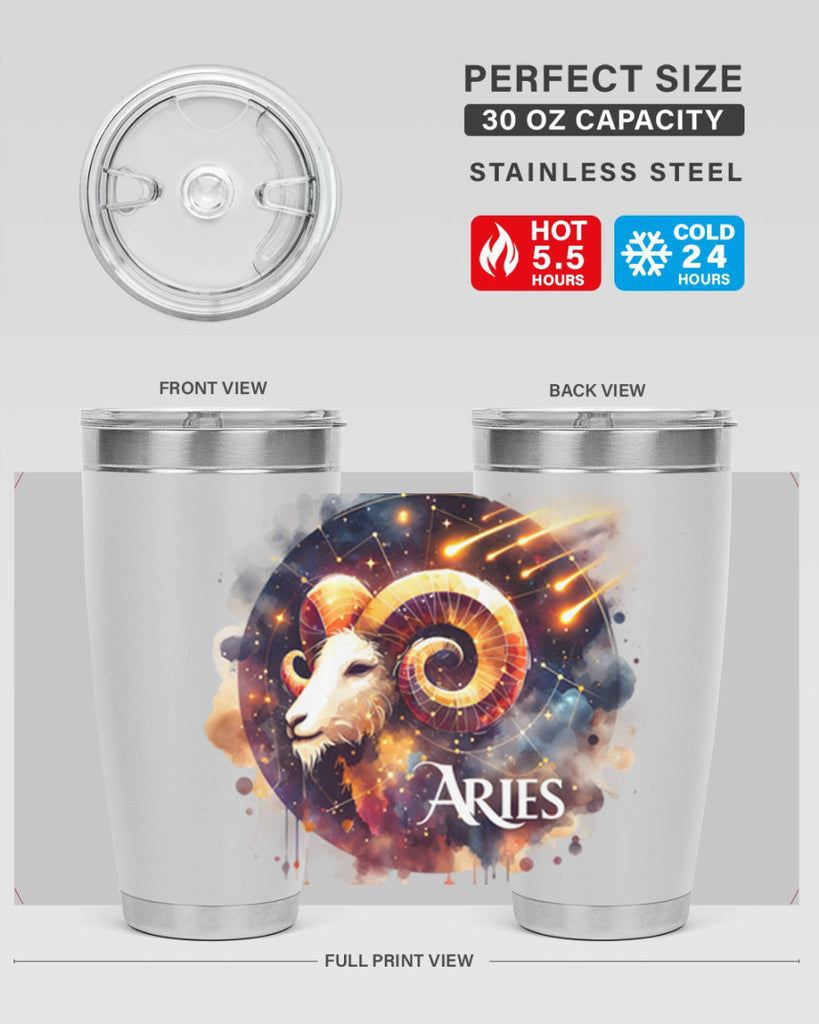 aries 127#- zodiac- Tumbler
