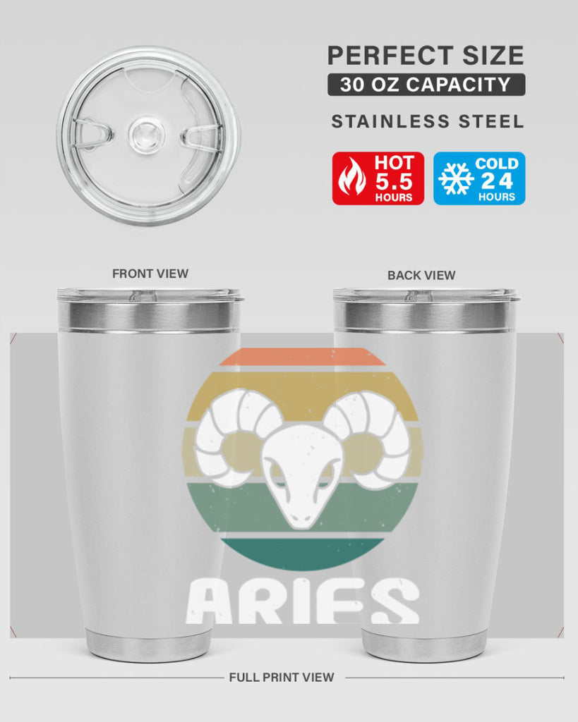 aries 134#- zodiac- Tumbler