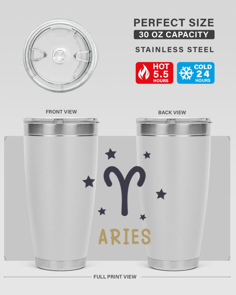 aries 135#- zodiac- Tumbler