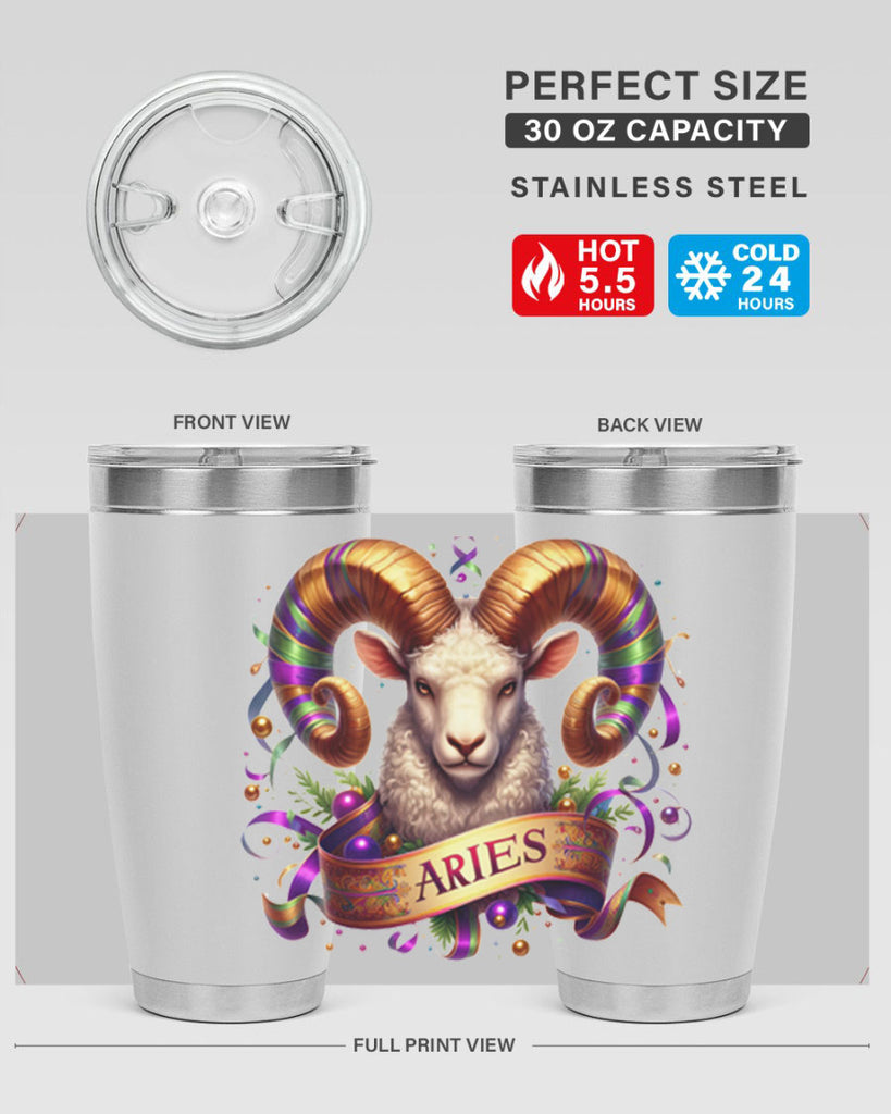 aries 136#- zodiac- Tumbler