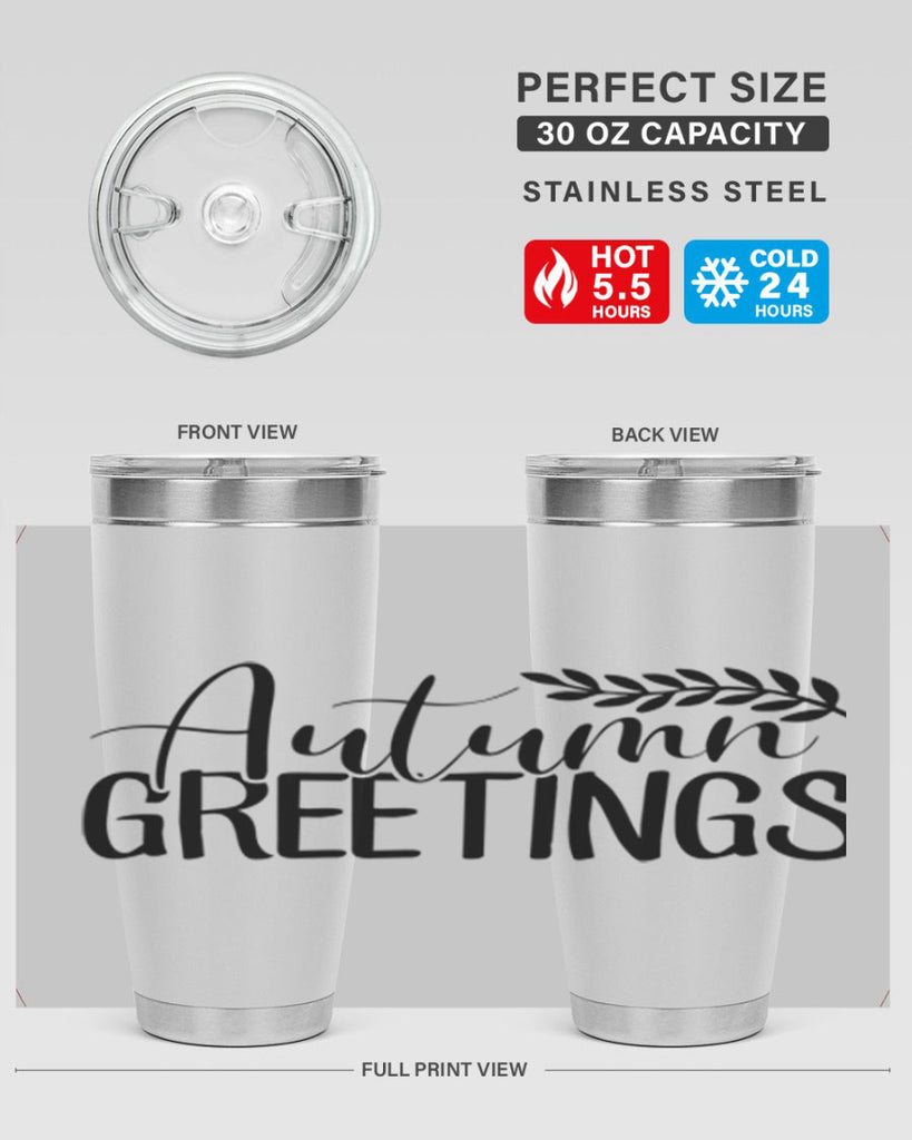 autumn greetings 13#- fall- Tumbler