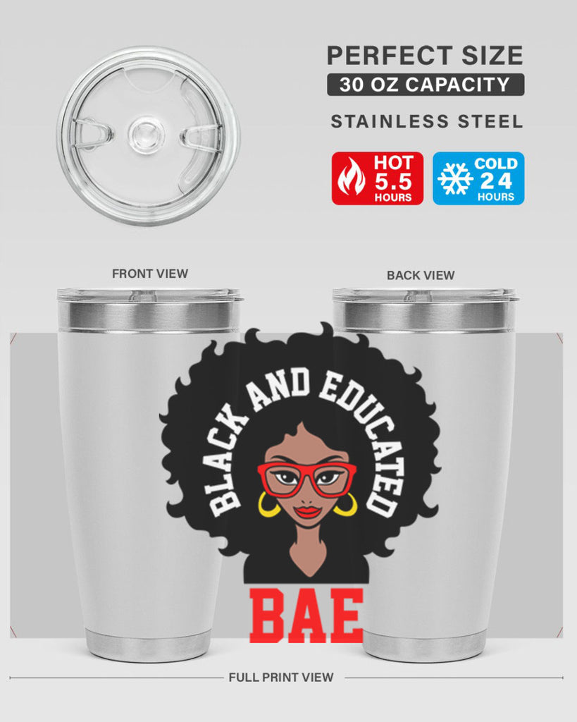 bae black and educated 267#- black words phrases- Cotton Tank