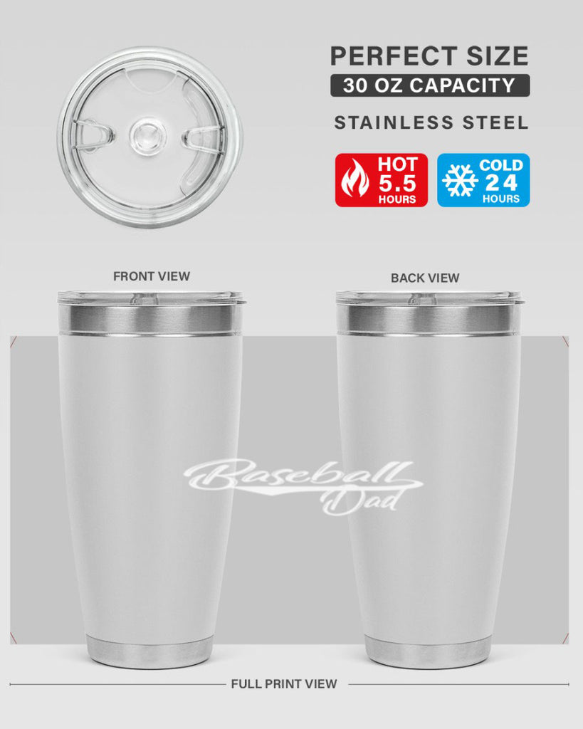 baseball dadk 49#- dad- Tumbler