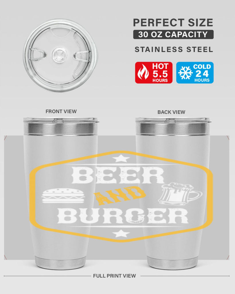beer and burger 111#- beer- Tumbler