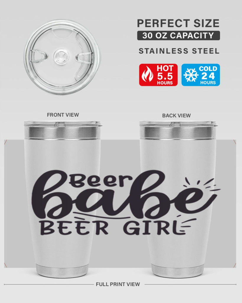 beer babe beer girl 136#- beer- Tumbler