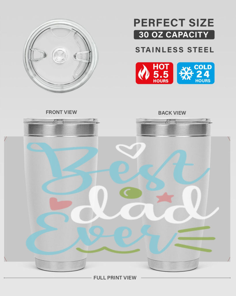 best dad ever 110#- fathers day- Tumbler