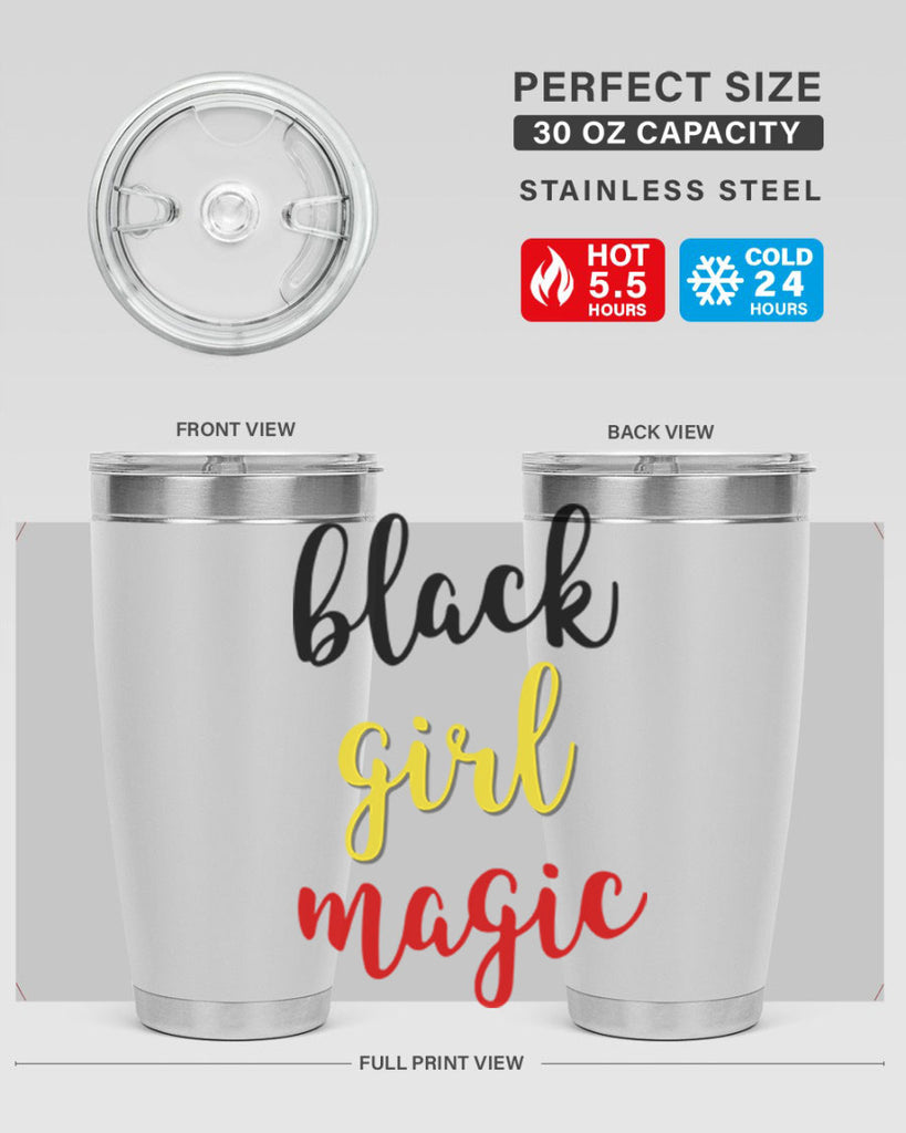 black girl magic color 246#- black words phrases- Cotton Tank
