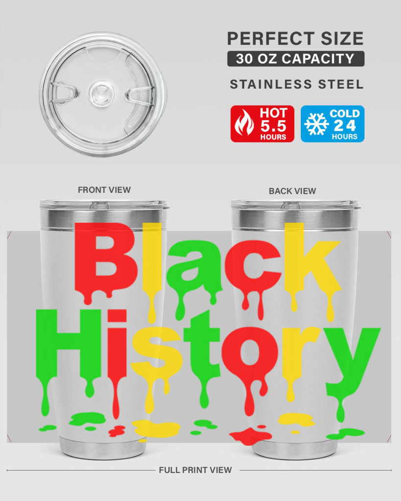 black history drip 241#- black words phrases- Cotton Tank