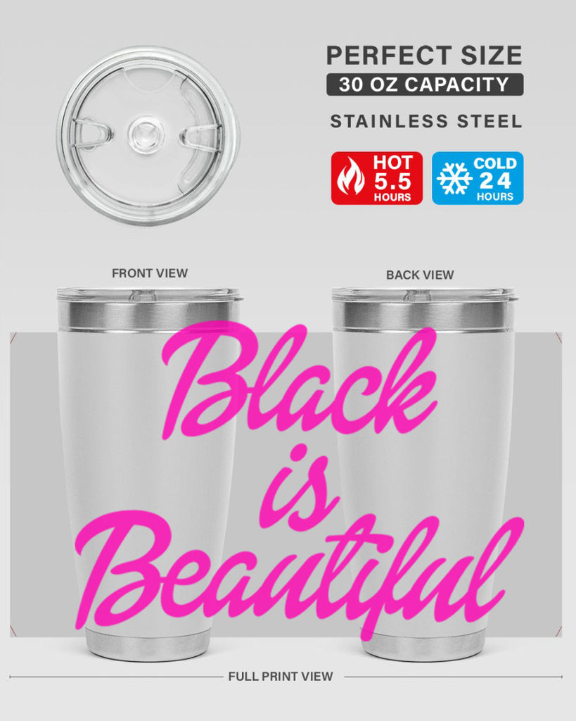 black is beautiful 200#- black words phrases- Cotton Tank