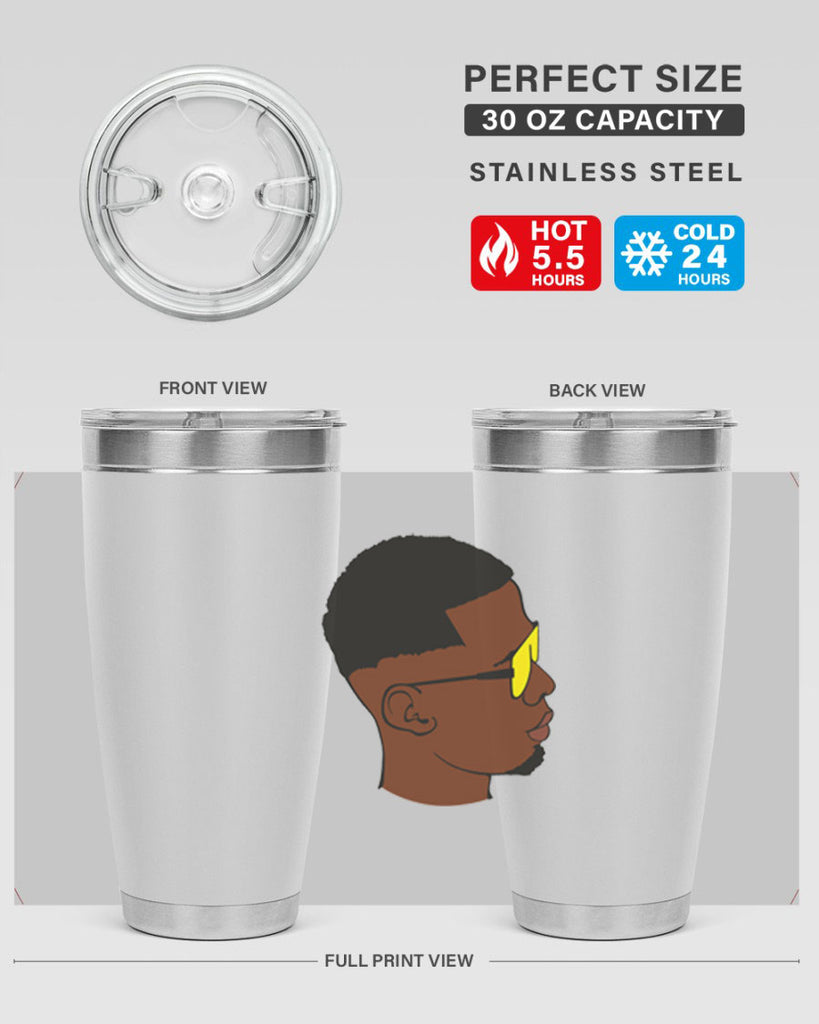 black man 27#- black men - boys- tumbler