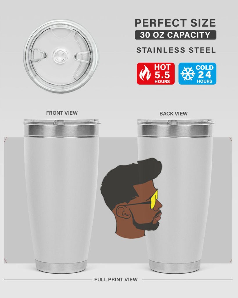 black man 33#- black men - boys- tumbler