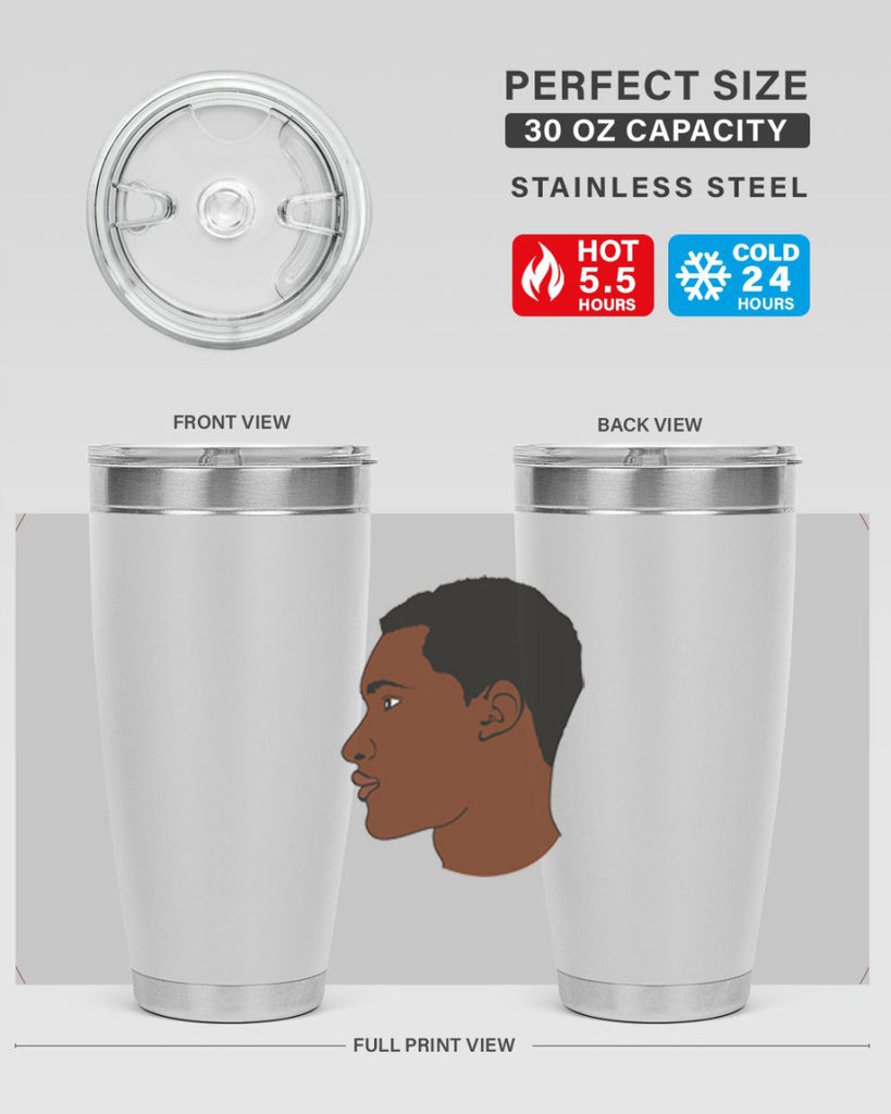 black man 34#- black men - boys- tumbler