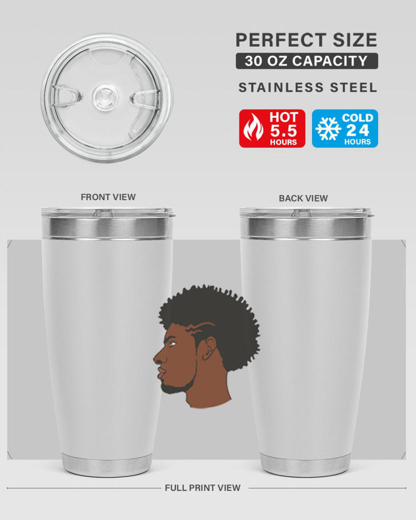 black man 39#- black men - boys- tumbler