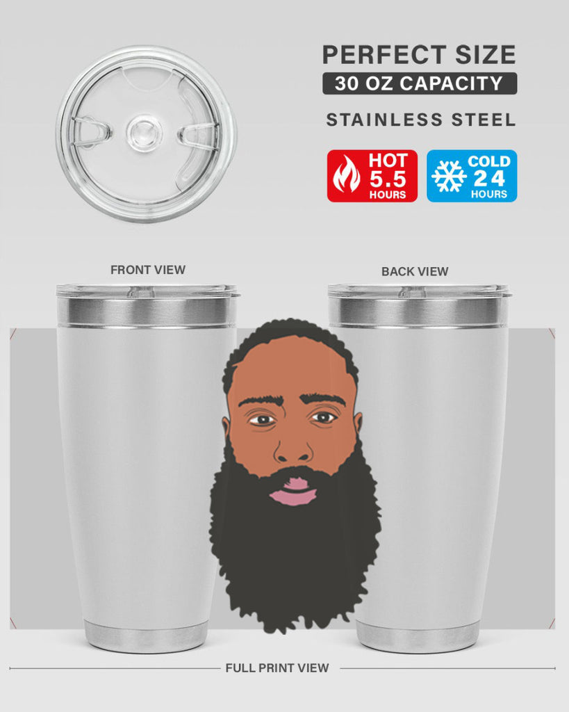 black man style 2#- black men - boys- tumbler