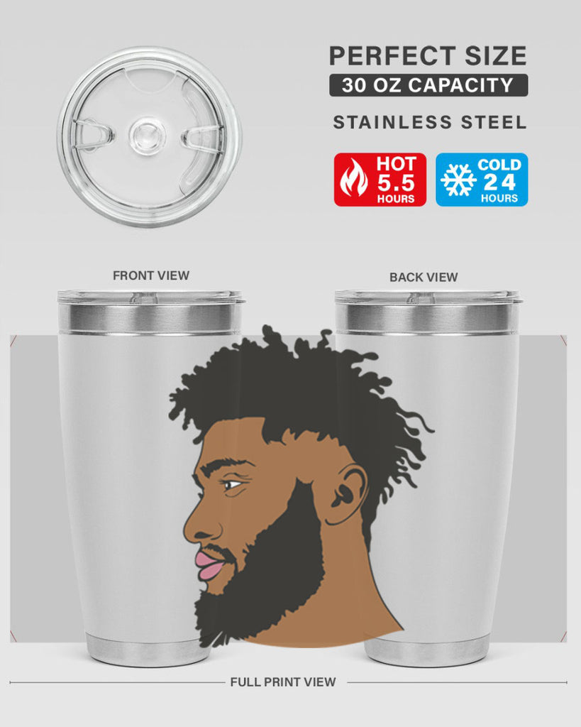 black man style 3#- black men - boys- tumbler