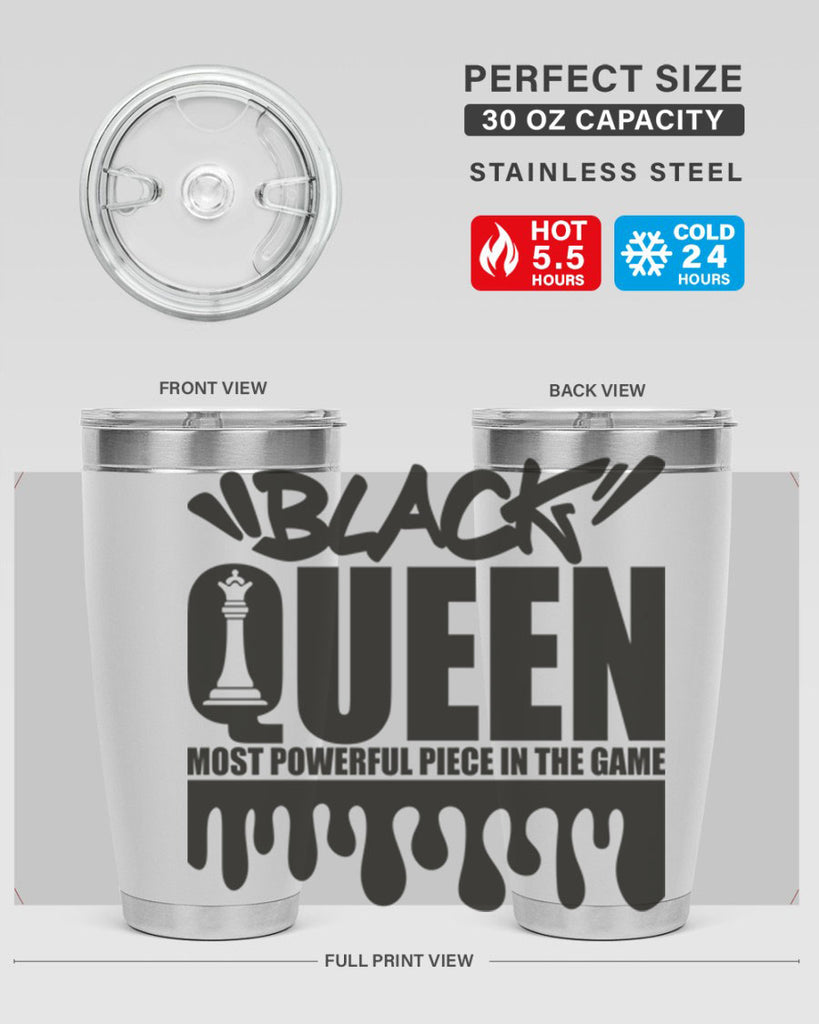 black queen 213#- black words phrases- Cotton Tank