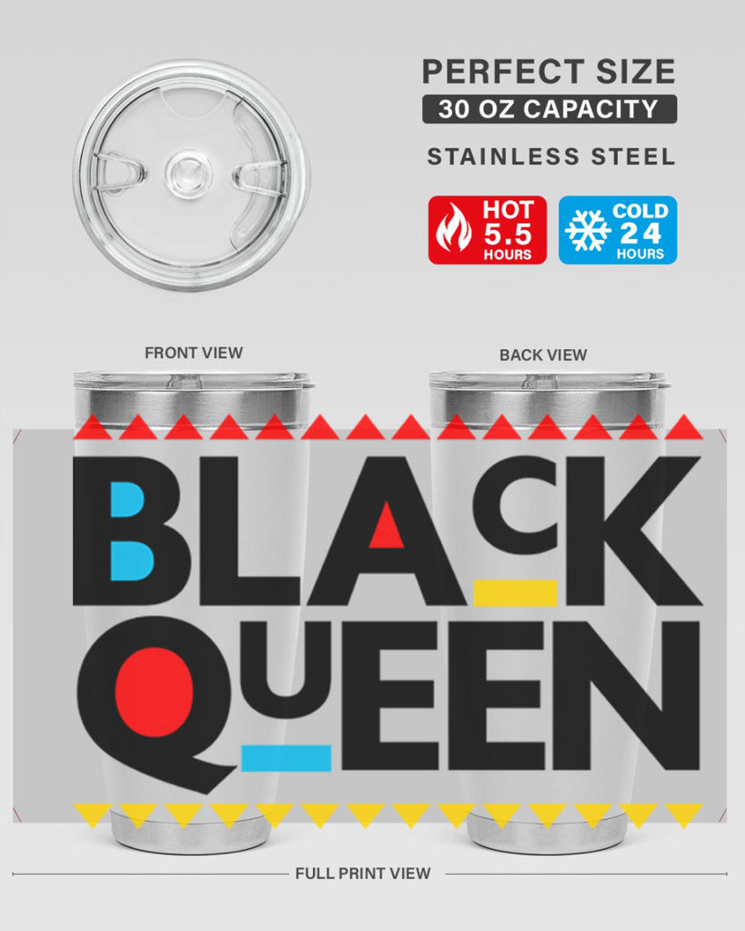 black queen 222#- black words phrases- Cotton Tank