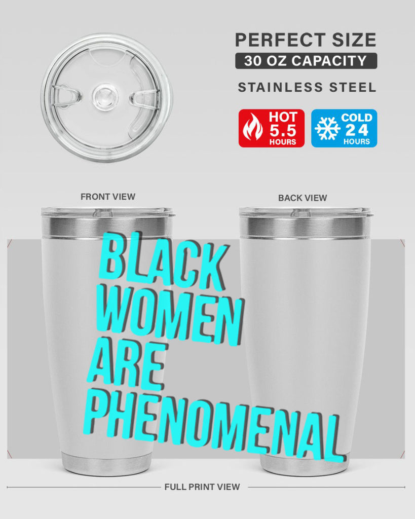black woman are phenomenal color 216#- black words phrases- Cotton Tank