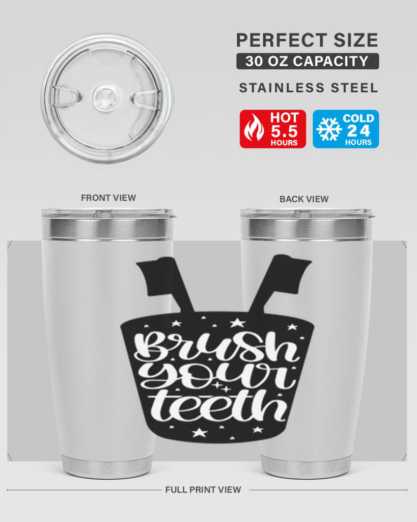 brush your teeth 45#- bathroom- Tumbler