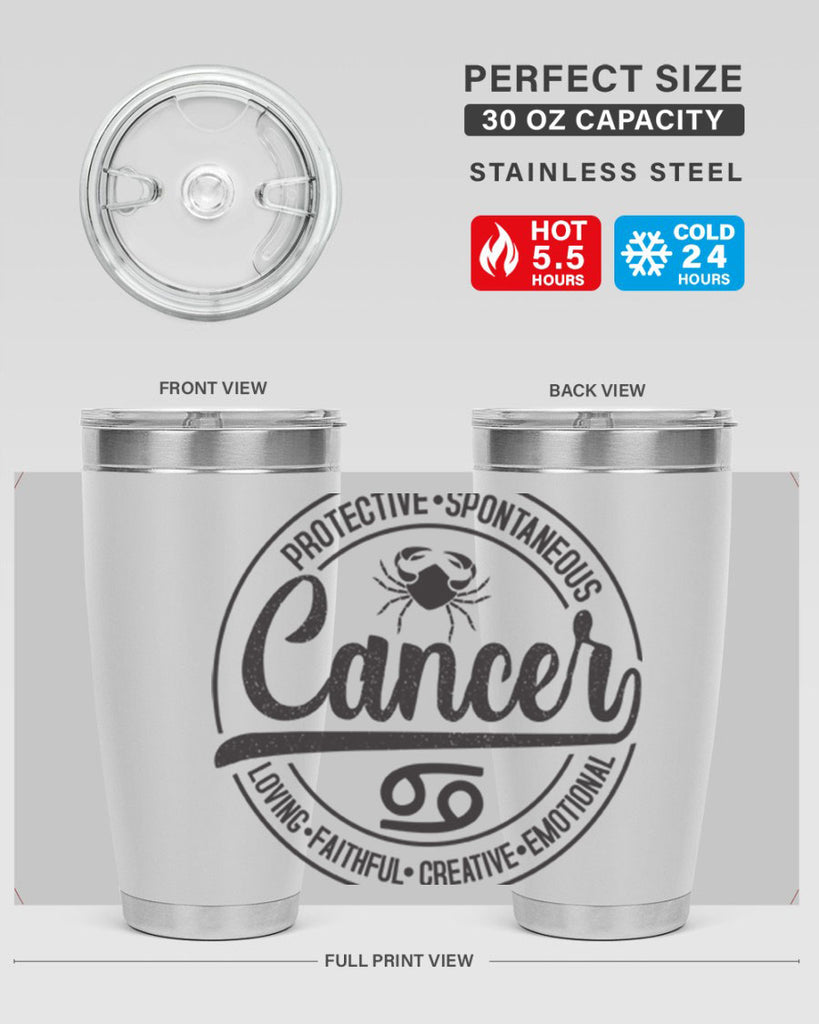 cancer 153#- zodiac- Tumbler