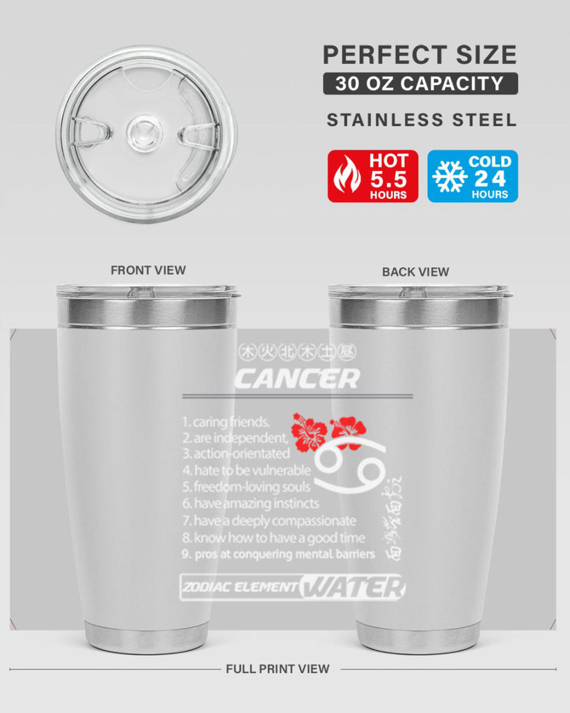 cancer 175#- zodiac- Tumbler