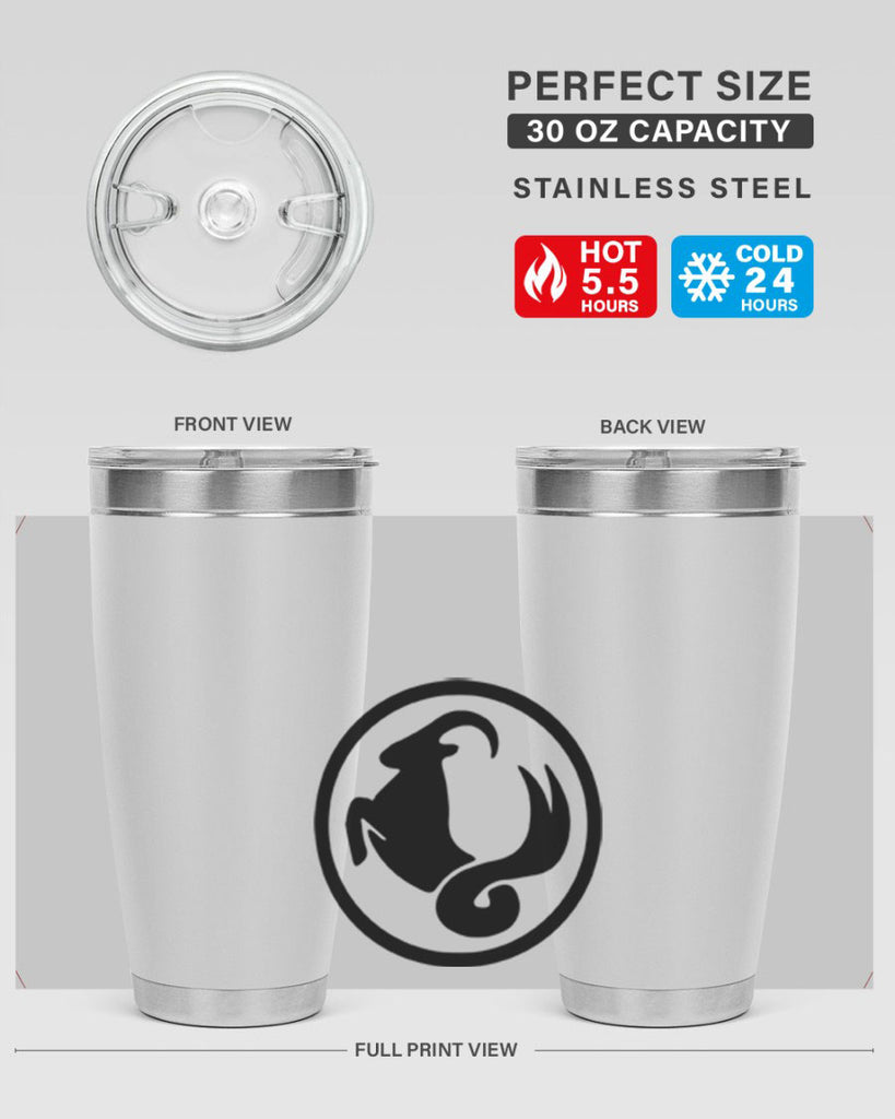 capricorn 203#- zodiac- Tumbler
