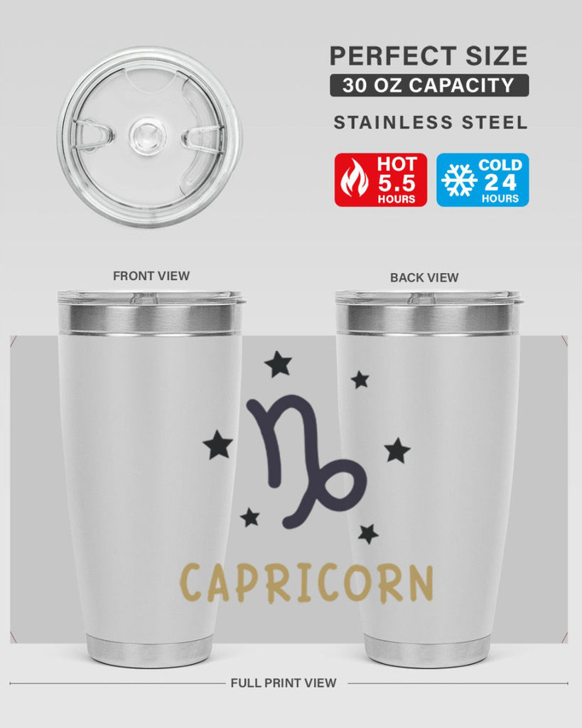 capricorn 206#- zodiac- Tumbler