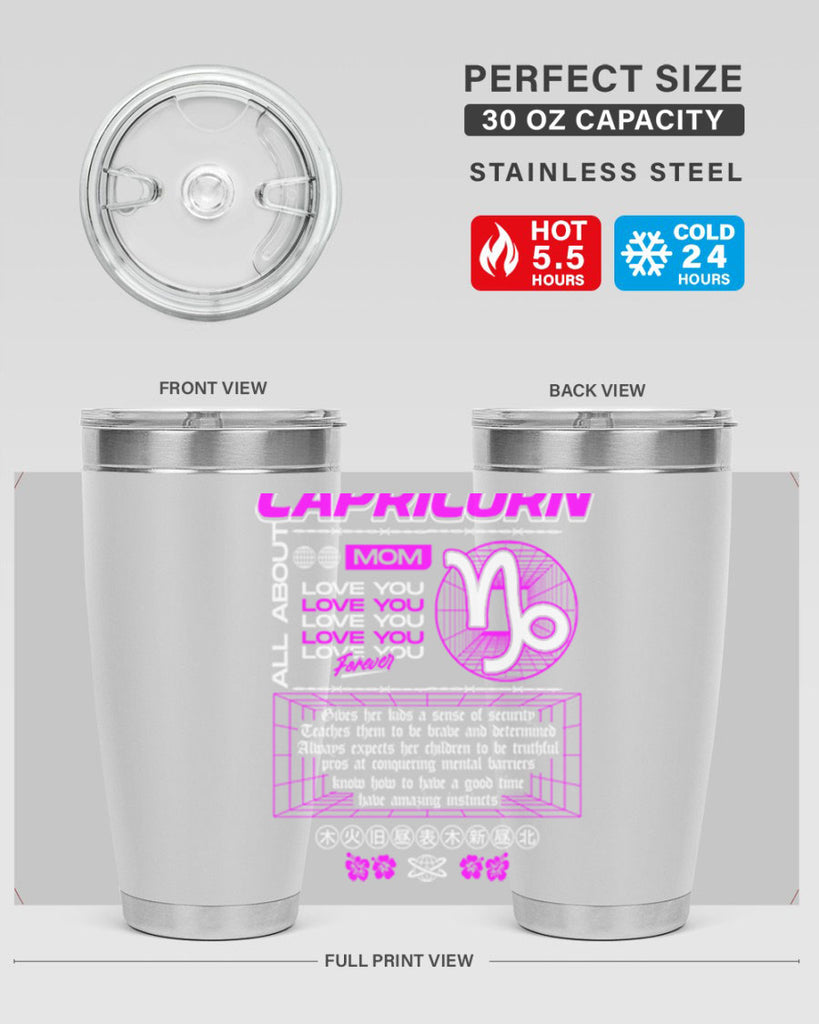 capricorn 208#- zodiac- Tumbler
