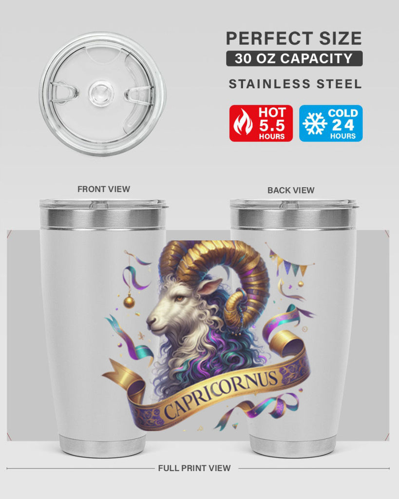 capricorn 209#- zodiac- Tumbler