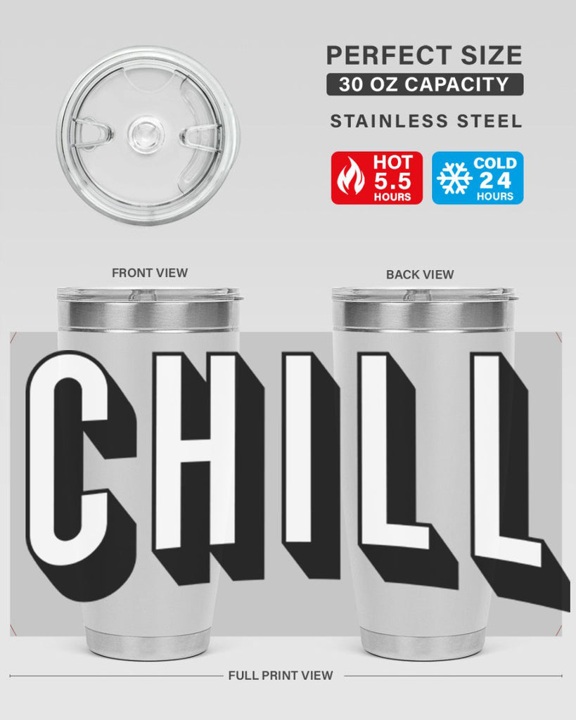 chill netflix 186#- black words phrases- Cotton Tank
