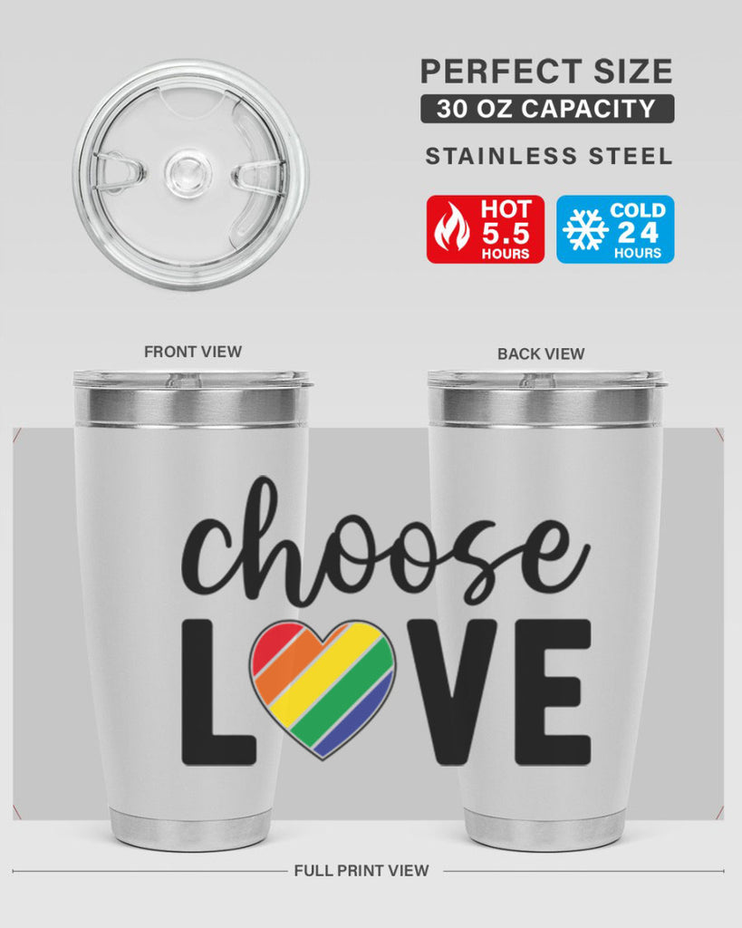 chooselove 150#- lgbt- Tumbler