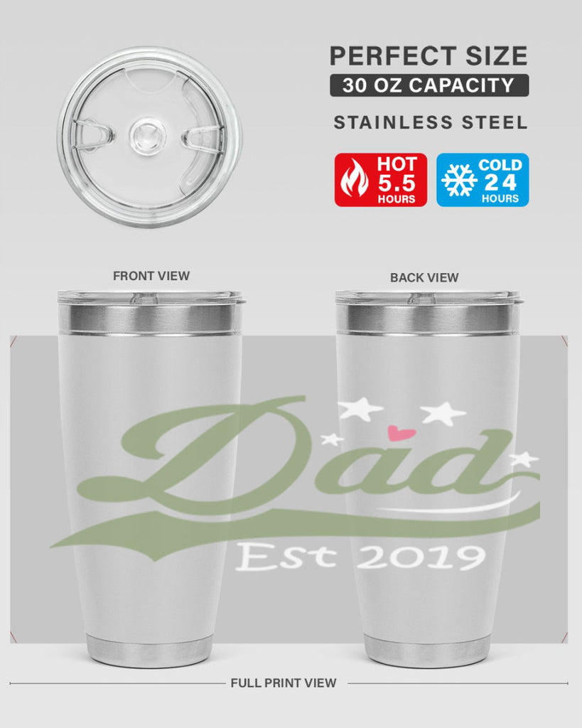 dad est 101#- fathers day- Tumbler