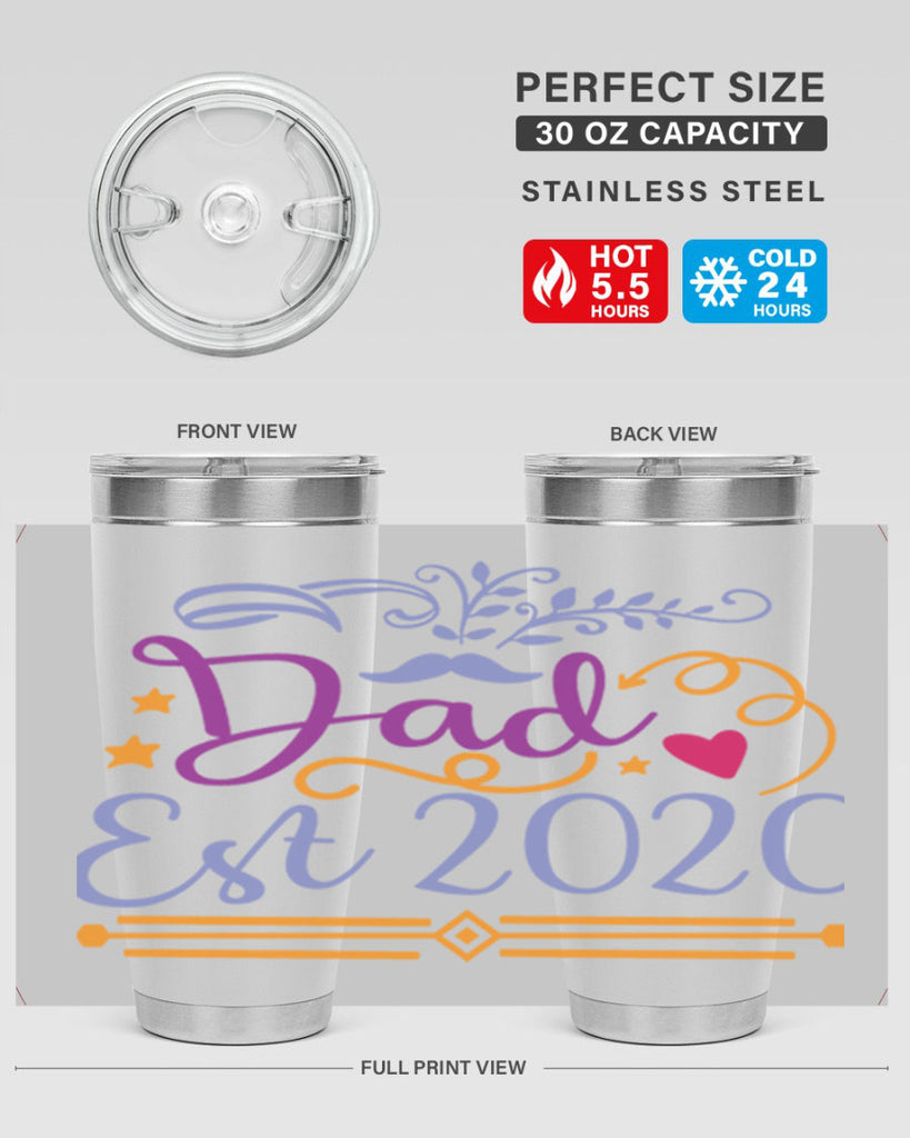 dad est 97#- fathers day- Tumbler