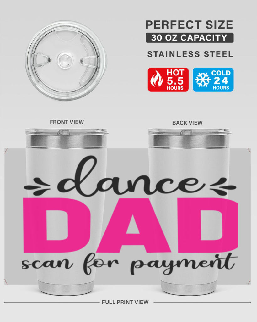 dance dad scan for payment 22#- ballet- Tumbler