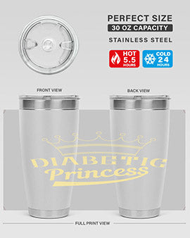 diabetic princess Style 42#- diabetes- Tumbler