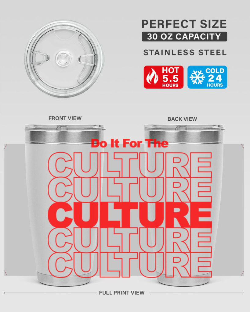 do it for the culture 170#- black words phrases- Cotton Tank