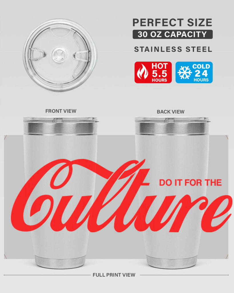 do it for the culture 171#- black words phrases- Cotton Tank