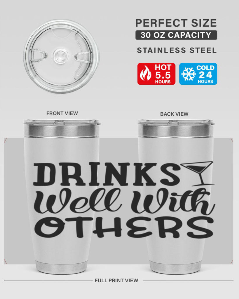 drinks well with others 128#- beer- Tumbler