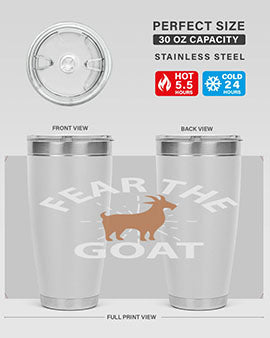 fear the goat Style 4#- goat- Tumbler