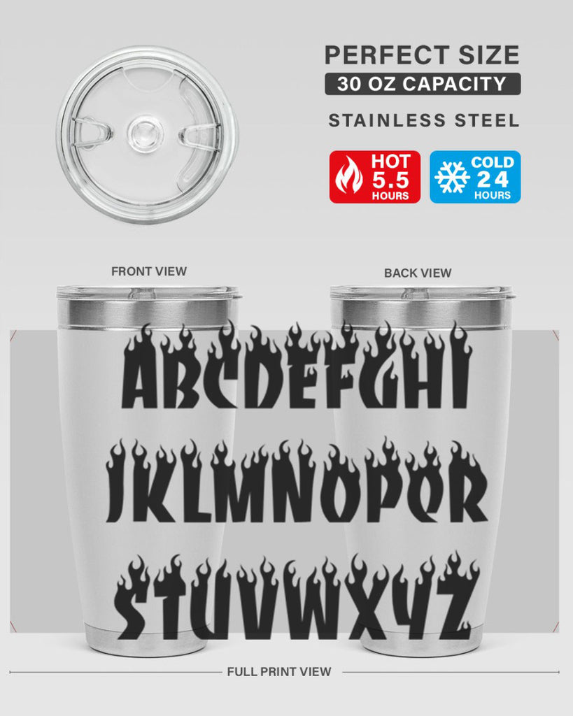 flame font 153#- black words phrases- Cotton Tank