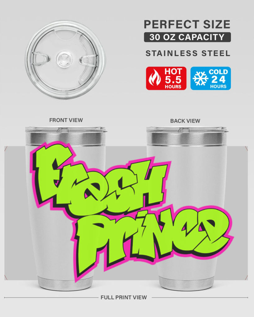 fresh prince 146#- black words phrases- Cotton Tank